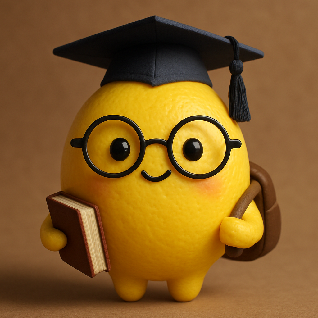 20250817 1320 cute student lemon simple compose 01k2vg4b1aekhtapwr0x2n588z