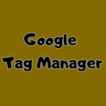 google tag manager text icon