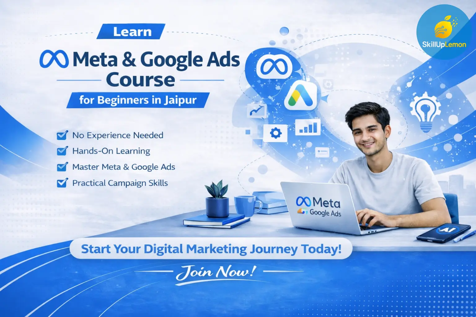 Meta & Google Ads Course for Beginners in Jaipur