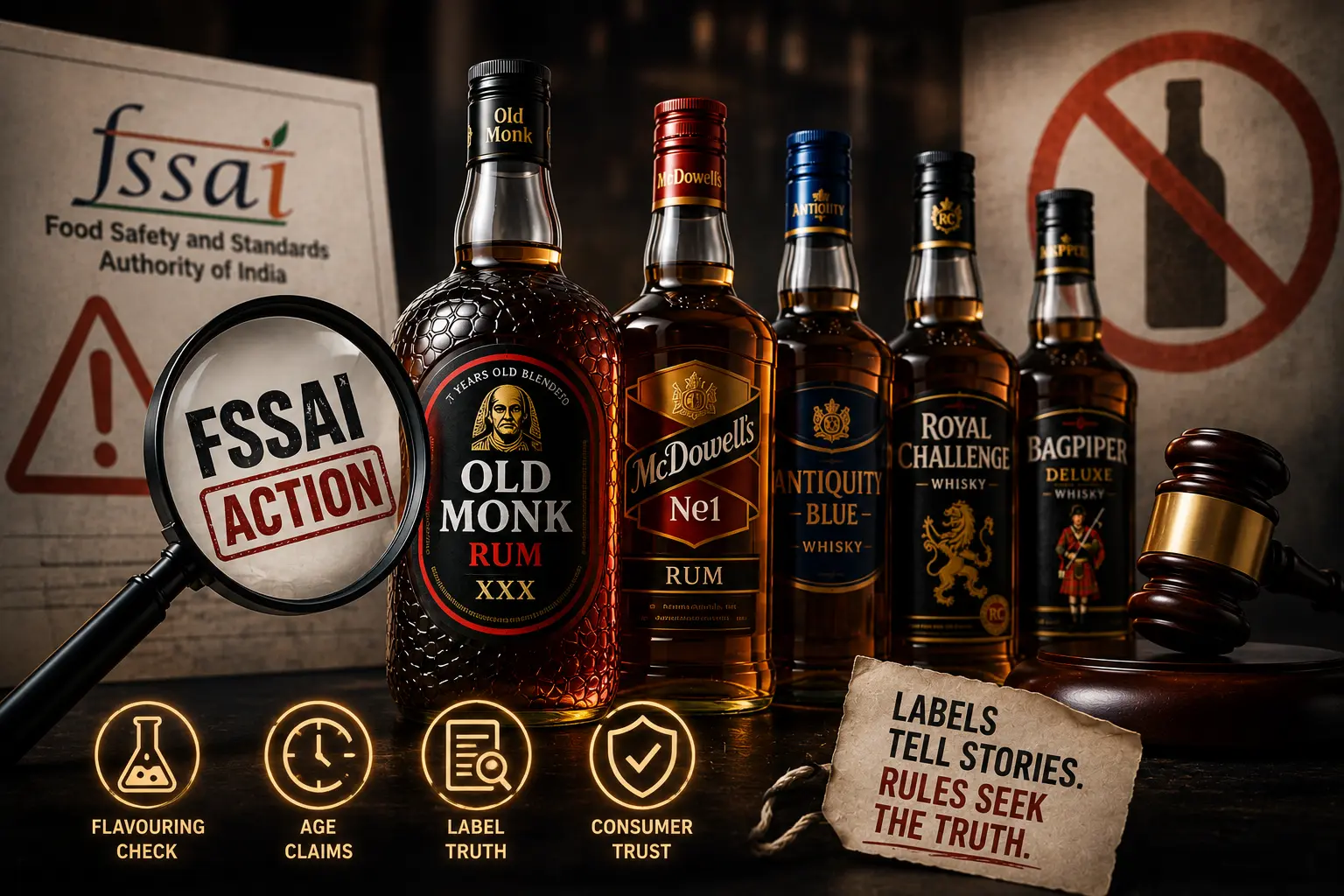 FSSAI vs Alcohol Brands FSSAI alcohol rules
